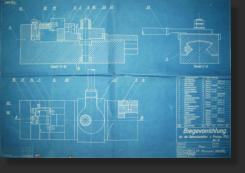 Mauser C96 Production Tool Blue Print. All Rights Reserved.