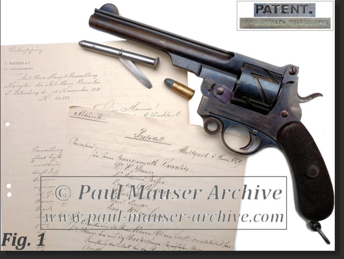 Paul Mauser Experimental C78 Revolver. All Rights Reserved.